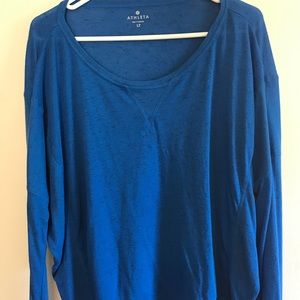 Beautiful blue athleta shirt